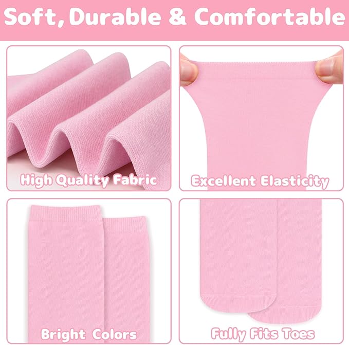 Olreco 1 Pack Toddler Kids Youth Soccer Socks Girls Boys Baseball Socks Youth Knee High Softball Football Accessories Cotton
