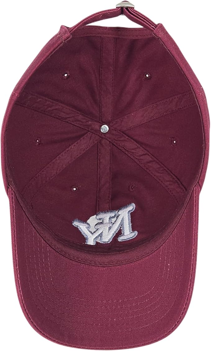 NY 3D Embroidered Cotton Dad Hat – New York Baseball Cap, Adjustable Metal Buckle Strap, Unstructured Low-Profile Style