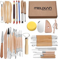 Meuxan 40PCS Pottery Tool Set Clay Sculpting Modeling Tools by Meuxan