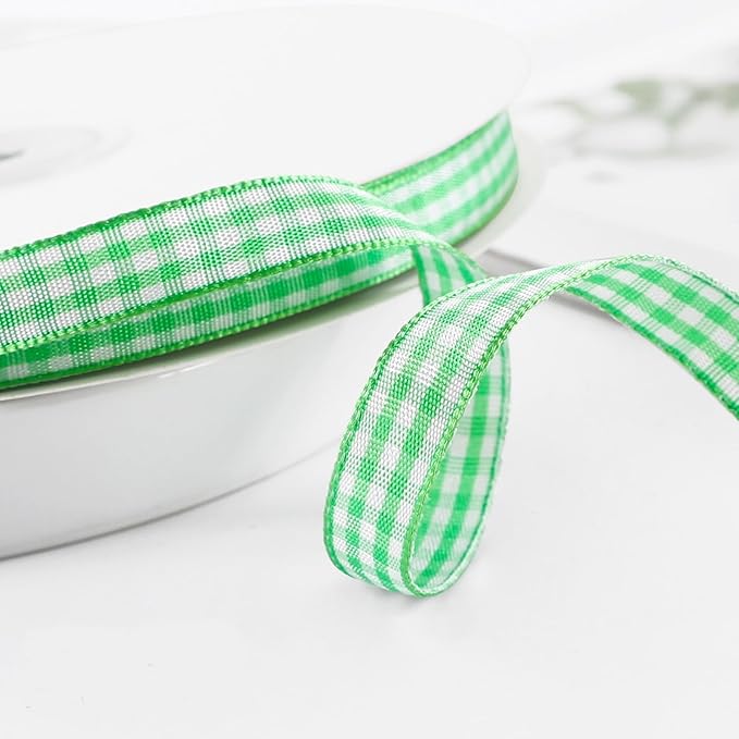 Classic Gingham Checkered Ribbon, DIY Projects, Hair Bows, Scrapbooking & Party by Unknown