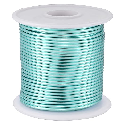 12 Gauge Ice Blue Aluminum Craft Wire by OZXCHIXU