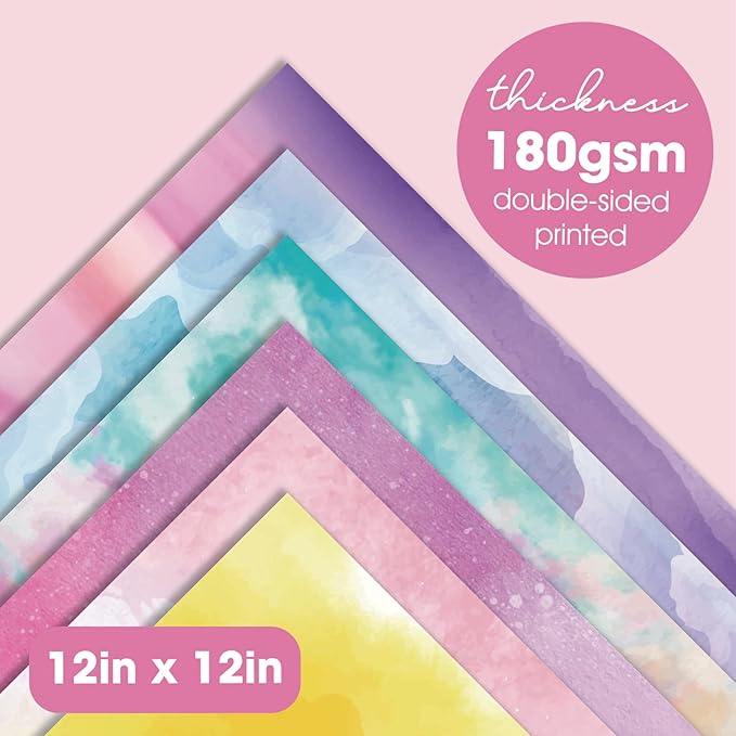 36 sheets 12x12 Paper Pad Pack Scrapbook Cardstock Decorative Paper - Image 8
