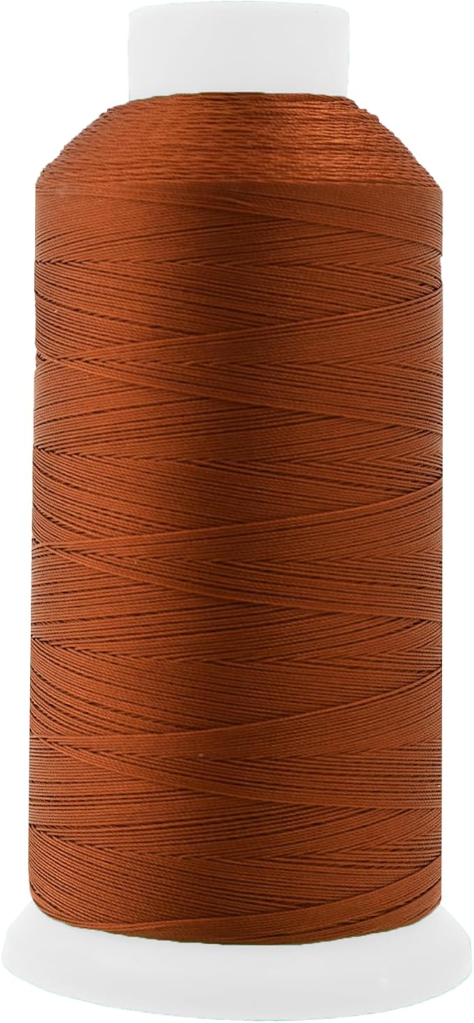 Mandala Crafts Burnt Orange Heavy Duty Thread -1500 Yds Tex 90 Thread by MandalaCrafts
