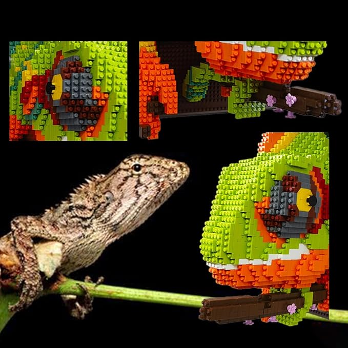 BDYDT Wall Art Chameleon Building Blocks Set; A Wall Decor Set - Image 6