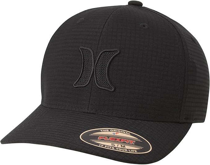 Hurley Men's Caps - One & Only Flexfit Baseball Cap - Fitted Hats for Men (S-XL)