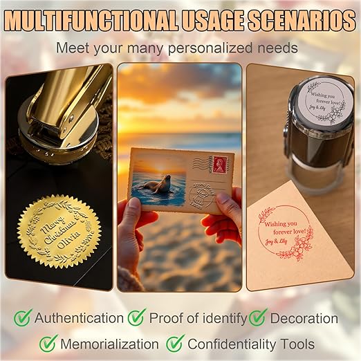 Personalized Book Embosser, Custom Embossing Machine - Image 6