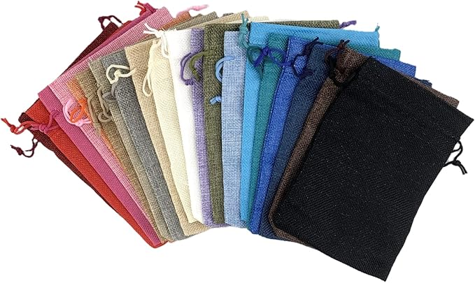 Palmhomee Pack of 20 Burlap Gift Bags by Palmhomee