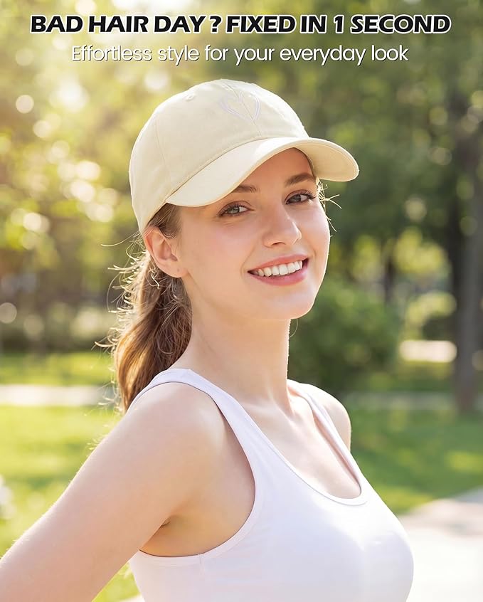 American Trends Womens Baseball Caps Cute Heart Dad Hat, Adjustable Cotton Unisex Cap for Workout, Golf & Everyday Wear