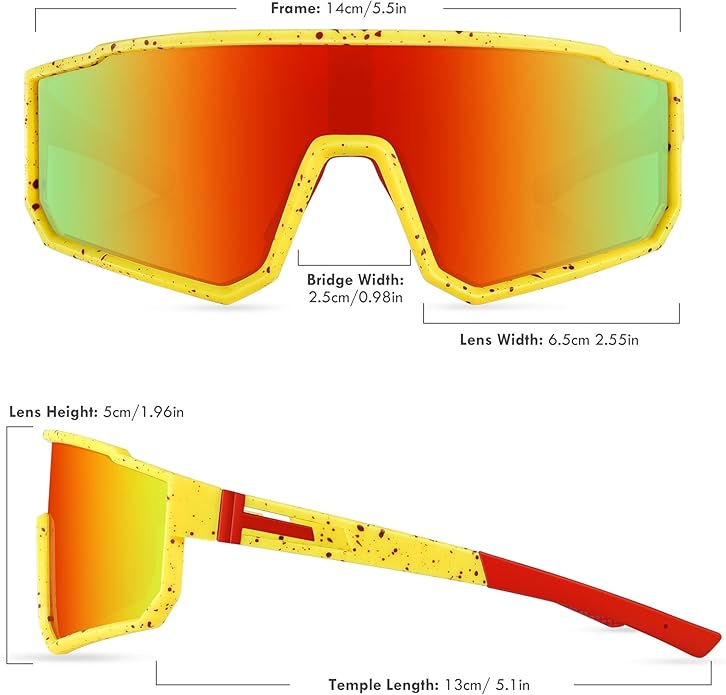 MVPTGRS Youth Baseball Sunglasses for Boys Girls Age 8-14 TR90 Frame Kids Sport Sunglasses for Softball Cycling Baseball Golf