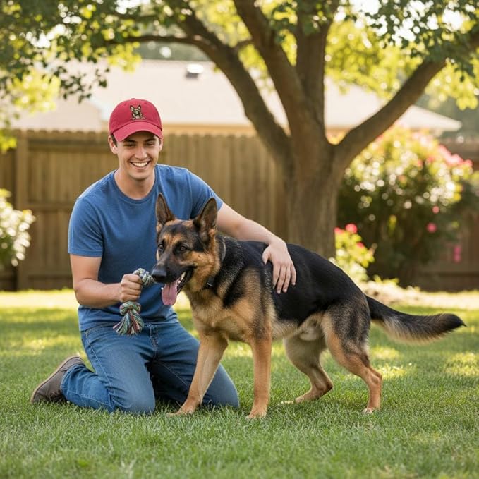 Pet Dog Lover Gifts,Embroidered Dog Baseball Hats for Men Women Dad Mom