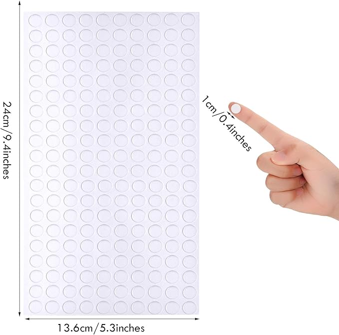 Outus 2400 Pieces Foam Dots Dual-Adhesive 3D Foam Tapes Pop Dots Adhesive Mount - Image 2