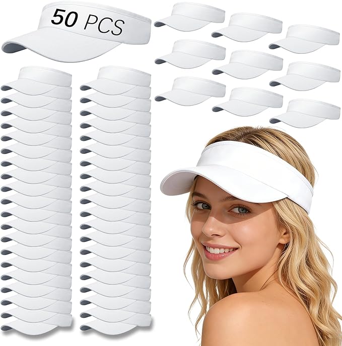 Adjustable Sport Sun Visor Hats Bulk Solid Color Blank Golf Cap Anti Ultraviolet for Beach Tennis Baseball