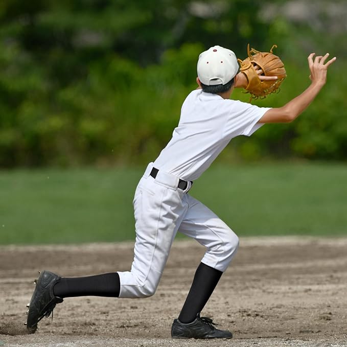Haysandy Baseball or Softball Sock and Belt Combo Set 3 Football Baseball Socks with Softball Belt for Youth Boys Kids
