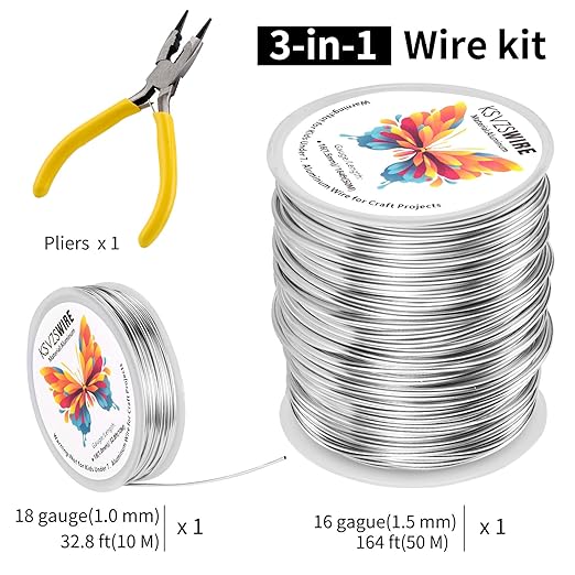 16 Gauge Aluminum Wire 164 Feet KSVZS Bendable Metal Wire - Image 5