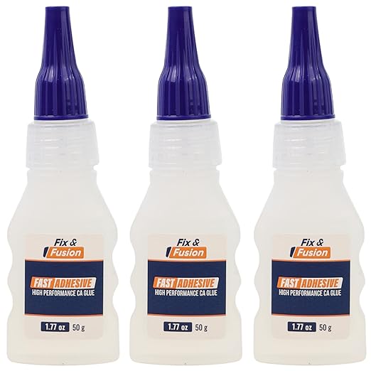 FIX & FUSION Ca Super Glue, Fast Adhesive/Cyanoacrylate Glue by FIXFUSION