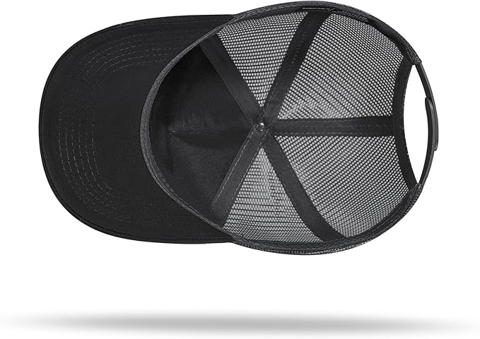 American Flag Trucker Hat - Snapback Hat, Baseball Cap for Men Women - Breathable Mesh Side, Adjustable Fit - for Casual Wear