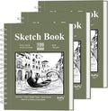 Sketch Book 5.5 X 8.5 inch, Artist Sketch Pad, 300 Sheets Spiral Bound by SuFly