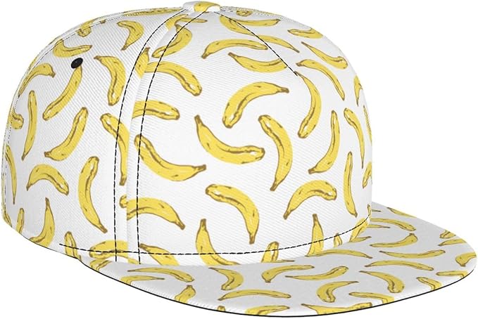 Fashion Snapback Hat for Men Women, Hip Hop Style Baseball Cap Flat Bill Hats Adjustable Trucker Sun Hat