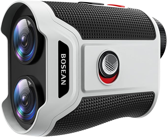 Magnetic Golf Rangefinder with Slope, 1200/1500Yd Range Finder Golf, Switch for Tournament, 7X Magnification Flag Lock, Rechargeable Distance Measurment Device Accessory for Men