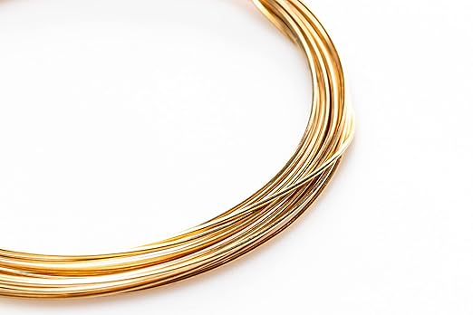 20 Gauge, Jeweler's Brass Wire, Round Dead Soft CDA #230 Alloy Jewelry Grade - - Image 2
