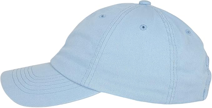 Classic Dad Hat Cotton, Low-Profile Plain Baseball Cap, Adjustable, Breathable and Packable