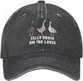 Funny Goose Hat Silly Goose On The Loose Hat Men Baseball Hats Funny Cap