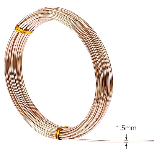 TecUnite Aluminum Craft Wire for Sculpting Armature Bendable Craft Wire for DIY - Image 4