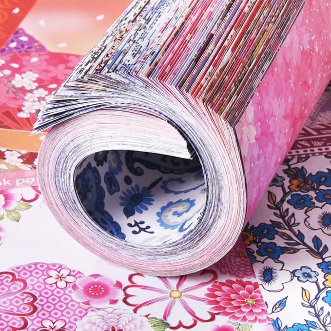 Origami Paper Kit Dobule Sided 100 Sheets 100 Colors 6 Inch Japanese Chiyo - Image 4