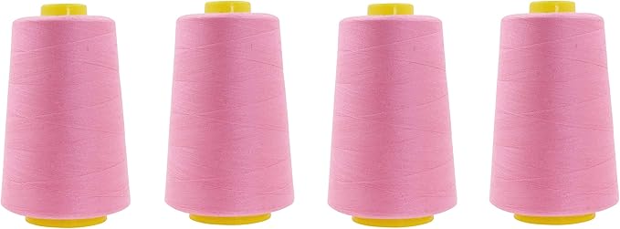 Mandala Crafts 4 Pack of Serger Threads Cones Spools by MandalaCrafts
