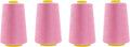 Mandala Crafts 4 Pack of Serger Threads Cones Spools by MandalaCrafts