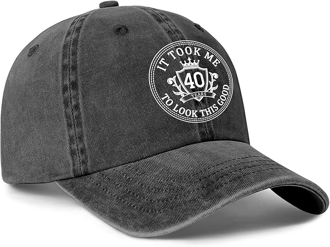 40th Birthday Gifts Women Men 1986 Hats Vintage 1986 Baseball Cap 40th Birthday Gifts for 40 Year Old Fathers Mothers Day