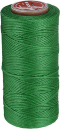 uxcell Flat Leather Sewing Waxed Thread, 140m / 153 Yards Polyester Wax String by uxcell
