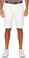 PGA Tour Men's 9" Golf Shorts with Expandable Waistband, Flat Front, Moisture-Wicking, Sun Protection, Stretch, Lightweight