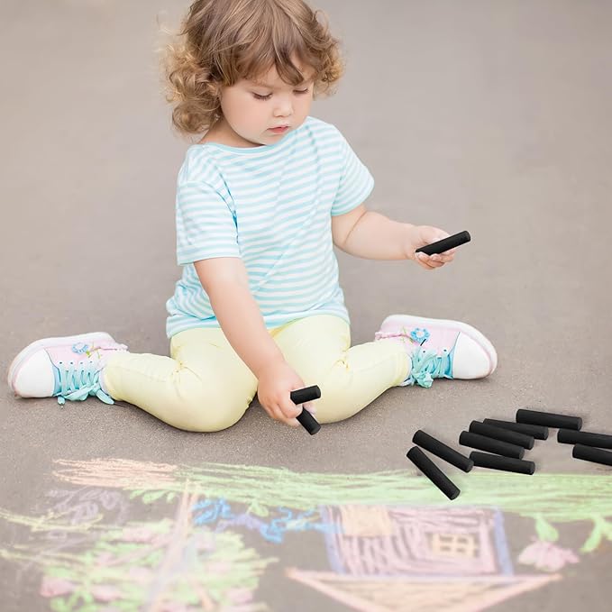 25 Pcs Sidewalk Chalks for Kids Non Toxic Jumbo Chalk for Party Gift Outdoor - Image 7