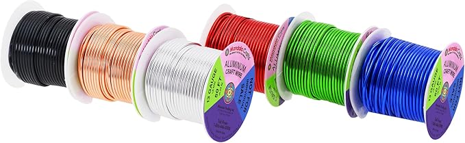 Mandala Crafts 13 Gauge Anodized Aluminum Craft Wire - Image 2