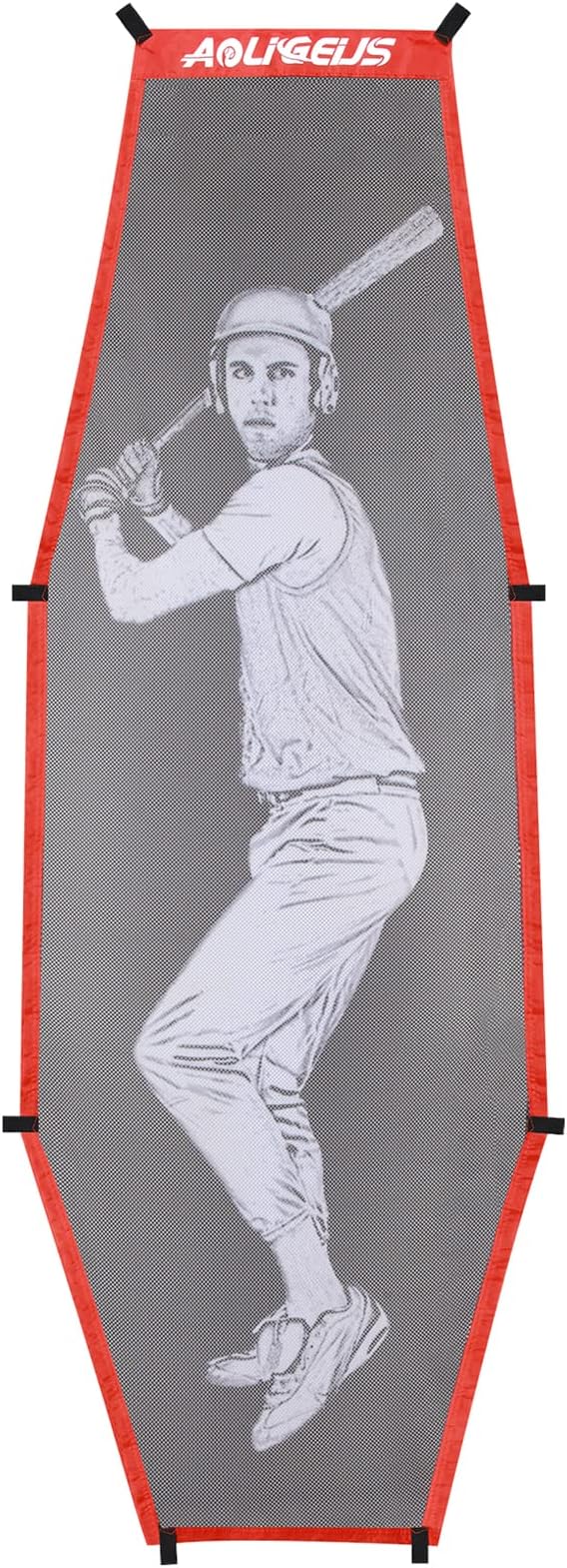 Baseball Softball Batter Dummy,Pitching Target,with Adjustable Strike Zone Attachment,Pitching Aid for Improved Accuracy