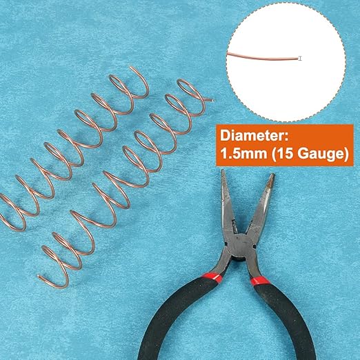 Tenn Well 15 Gauge Aluminum Wire, 164 Feet 1.5mm Bendable Metal Craft Wire - Image 3