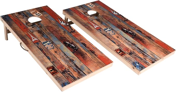 Solid Wood Vintage Cornhole Game Set, Two 4'x2'Cornhole Boards, 8 Cornhole Bags - Image 4
