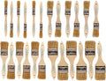 Pro Grade - Chip Brush – Paint Brush Set – 24 Pack - Natural China Bristle by ProGradeSupplies