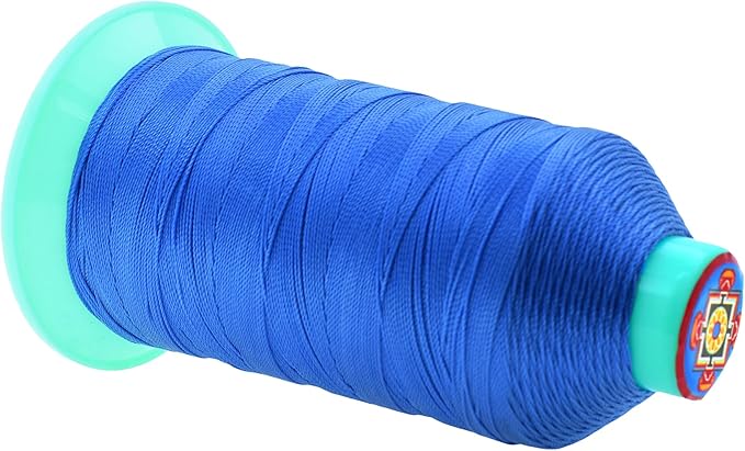 Mandala Crafts Bonded Nylon Thread Sky Blue Heavy Duty Sewing Threads - Image 2