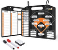 AOLEBA Baseball Lineup Board for Dugout,Dry Erase Magnetic Metal Baseball Clipboard for Coaches