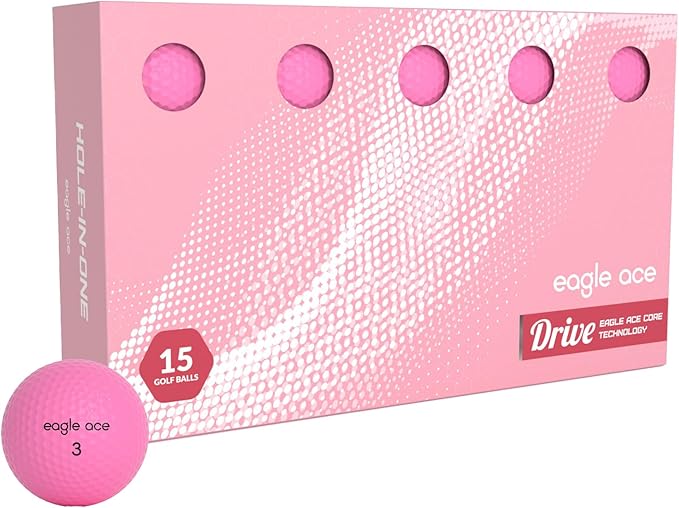 Eagle Ace™️ Drive Golf Balls-2 Layers-Maximum Distance,Optimal Spin Control (2024 Version
