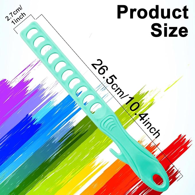 20 Pack Paint Stir Sticks, Plastic Reusable 10” Paint Stirring Rod - Image 2