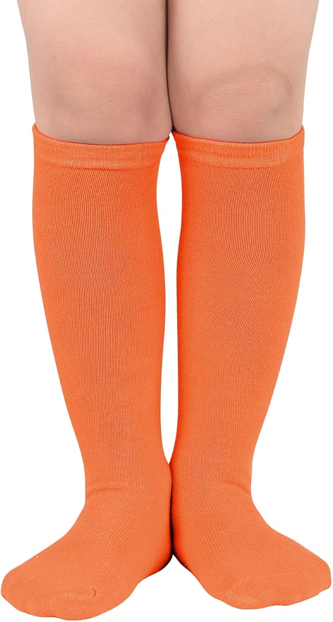 American Trends Kids Toddler Soccer Socks Youth Baseball Softball Football Socks Knee High Accessories for Girls