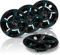 Golf Cart Wheel Covers Hub Caps for EZGO, Club Car, Yamaha Most Golf Carts- 8 Inch Set of 4, Golf Cart Hub Cap