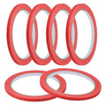 MECCANIXITY Masking Tape 0.2 Inch x 21 Yard Painter's Tape Red Paint Tapes by MECCANIXITY