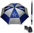 Team Golf NFL San Francisco 49ers Golf Umbrella 62" Golf Umbrella with Protective Sheath, Double Canopy Wind Protection Design, Auto Open Button