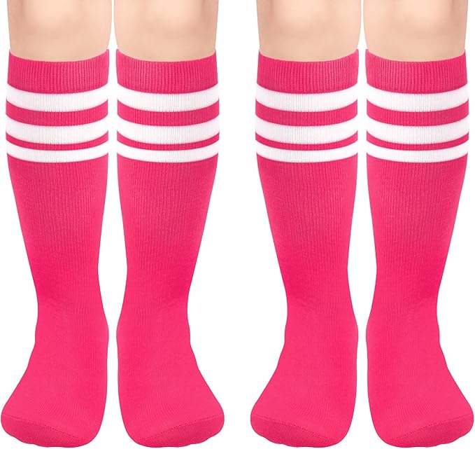 Olreco Toddler Soccer Socks Kids Baseball Socks Youth Softball Sock for Girls Boys Football Sock Boys Athletic Accessories
