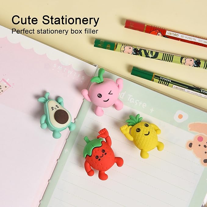 HILAZA 16Pcs Pencil Top Erasers - Image 3