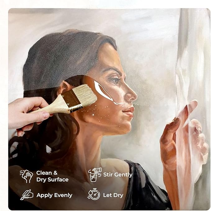 GRANOTONE Acrylic Artist's Varnish | High Gloss Finish | Non-Yellowing | - Image 5